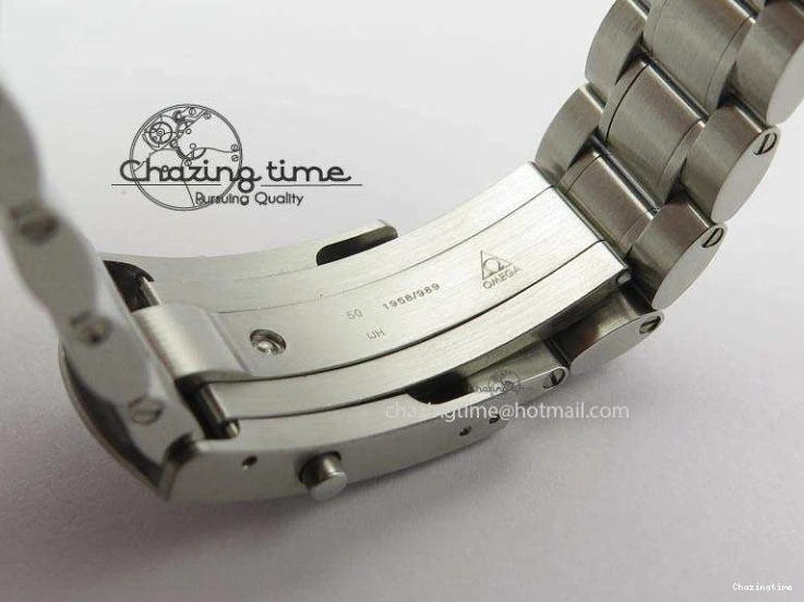 0516 Refined Speedmaster 50th Anniversary Black Dial On SS Bracelet 8232